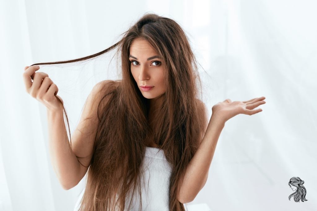 jak dbać o suche włosy